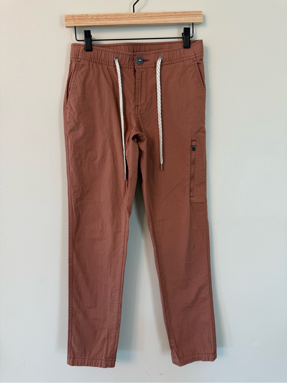 Vuori Ripstop Pants Dusty Rose Drawstring Cargo Jogger XS - Picture 3 of 6